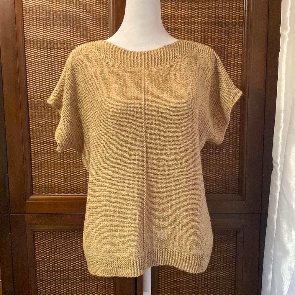Champagne knit sweater